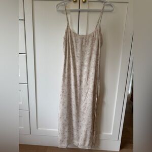 Aritzia toile floral dress